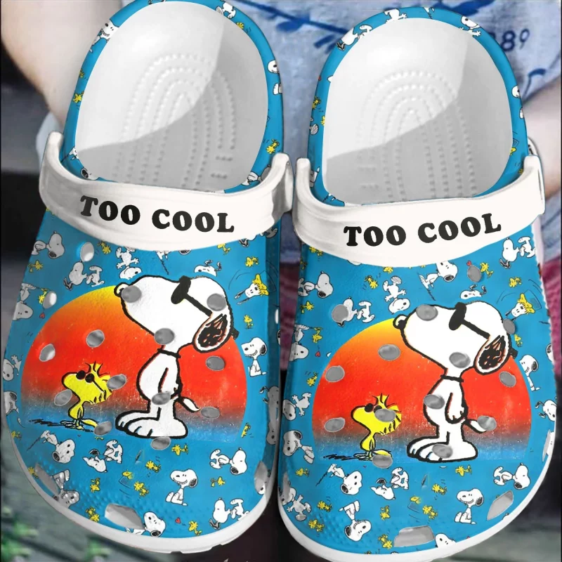 Snoopy Peanuts Crocs Crocband Clogs Shoes Comfortable For Men Women