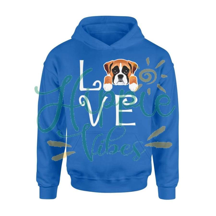 Dog gift idea Boxer Love Owner Boxer Puppy T-shirt – Standard Hoodie