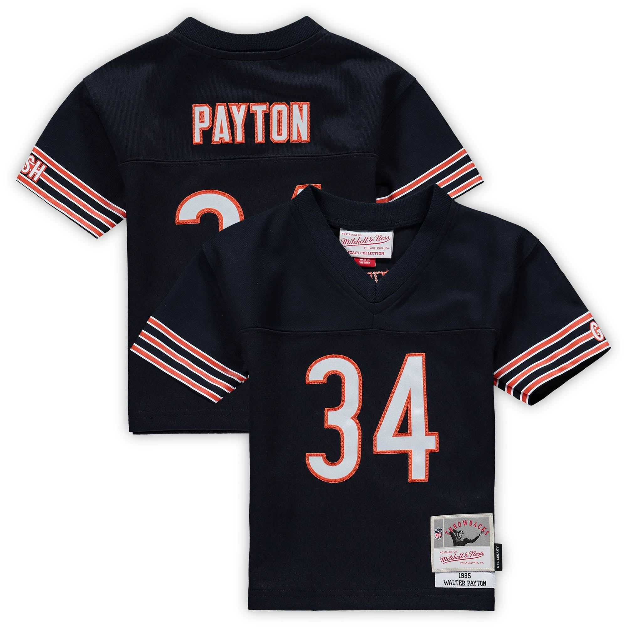 Walter Payton Chicago Bears Mitchell & Ness Infant 1985 Retired Legacy Jersey – Navy NFL