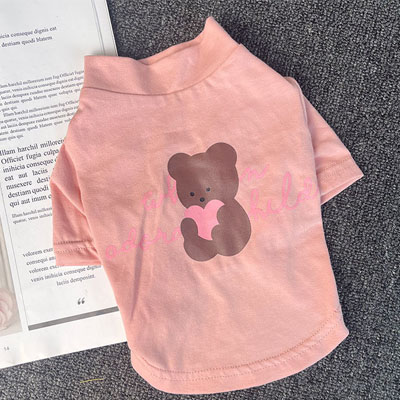 Cute Bear Pattern Dog Clothes Hoodies Sweatshirt For Small Medium Dogs Chihuahua Dog Coat Pet Clothing Puppy Cat Bottoming Shirt alx