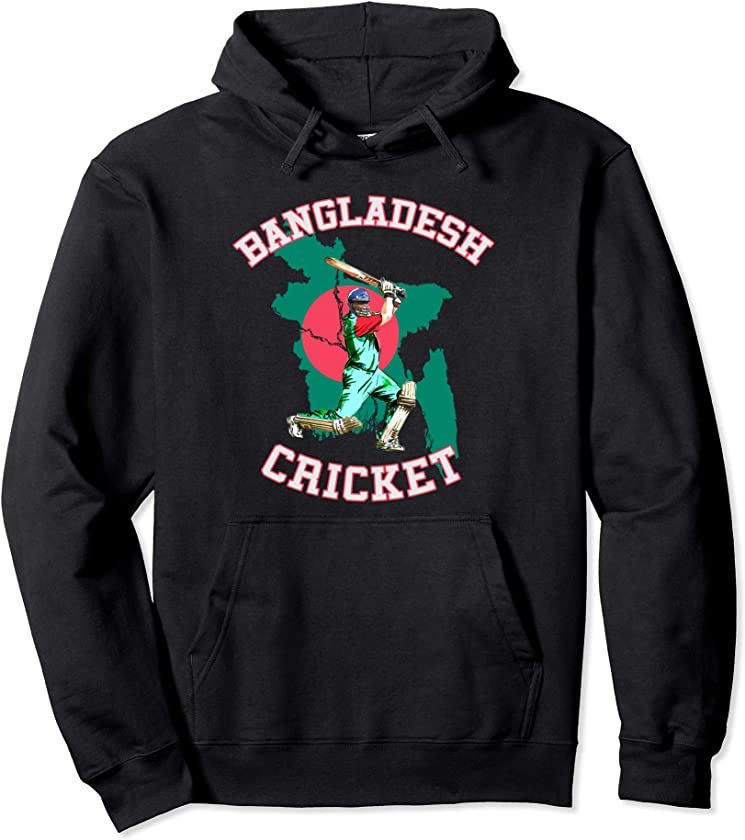 Bangladeshi Batsman Shirt – Bangladesh Tiger Cricket Cup Fan Pullover Hoodie