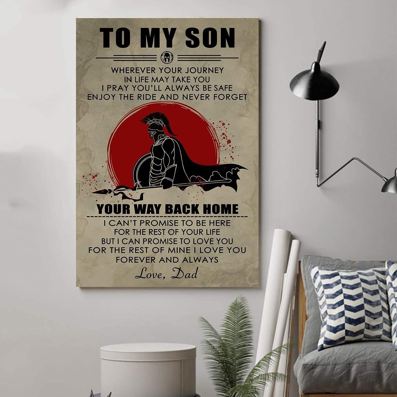 Family Posters-A0 Spartan Poster – Dad to Son – Your Way Back Home