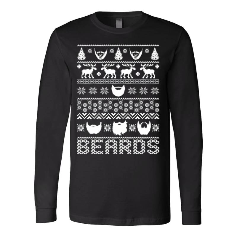 Beards ugly christmas sweater xmas