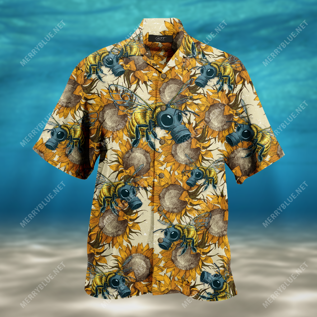 Bee Gas Mask Unisex Hawaiian Shirt Ha31724