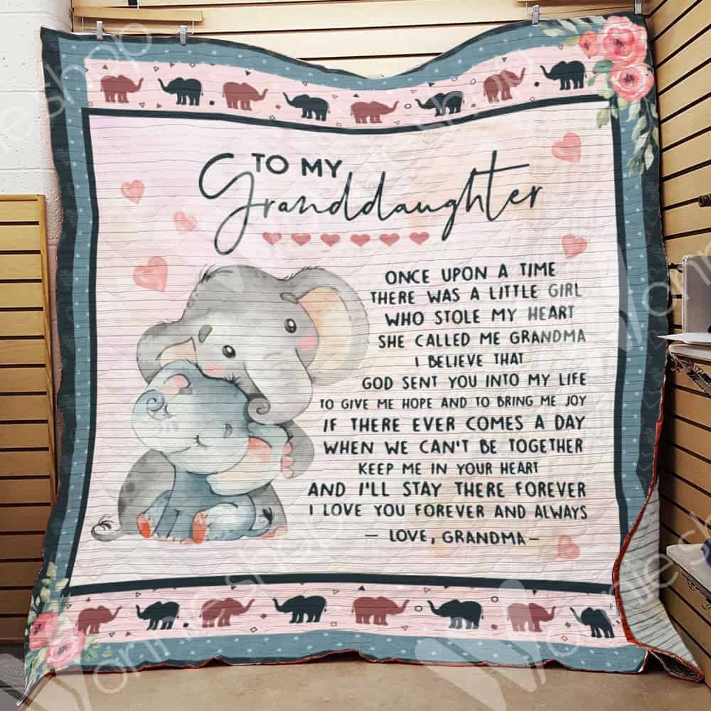 Granaughter Elephant Quilt Pjp