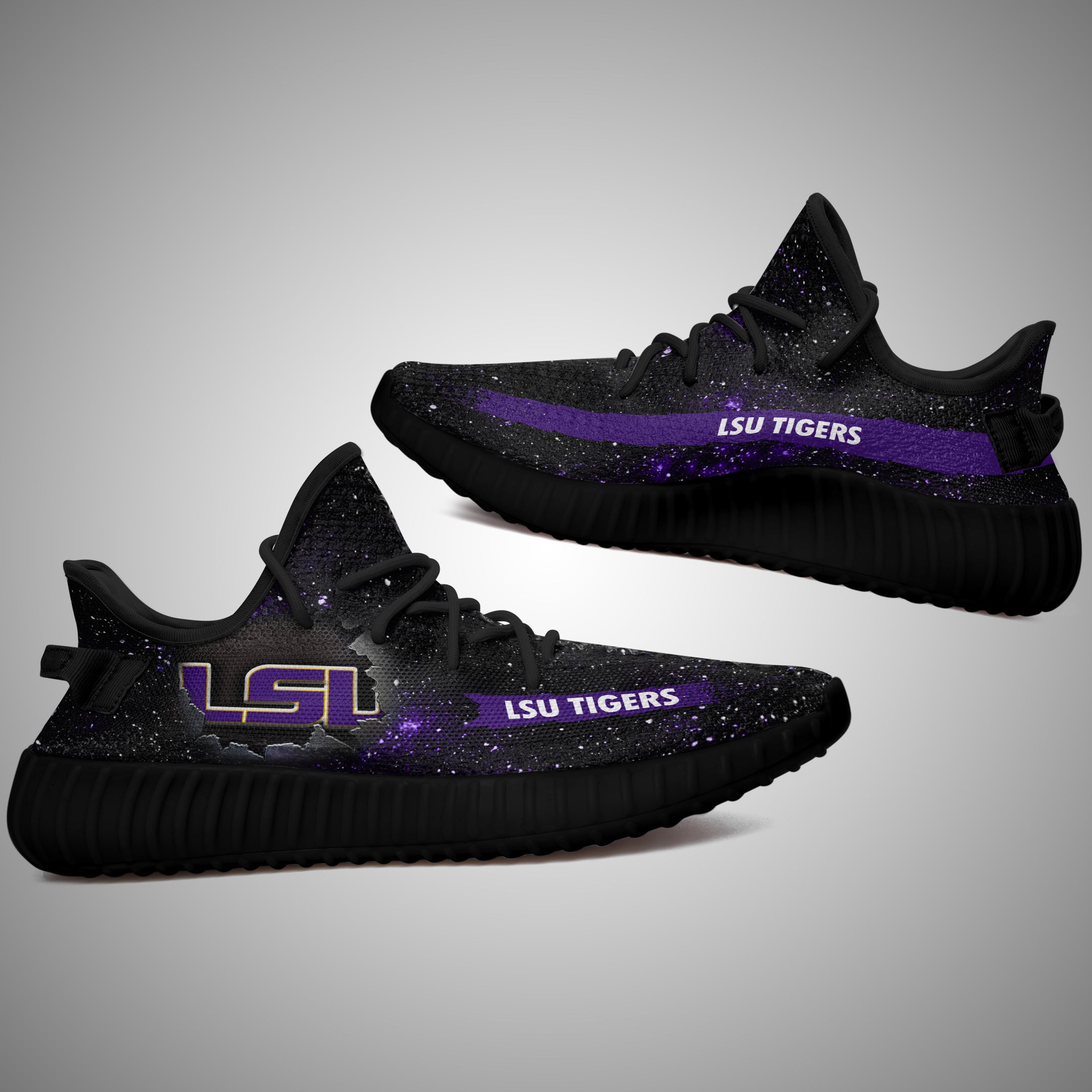 Art Scratch Mystery Lsu Tigers Yeezy Shoes