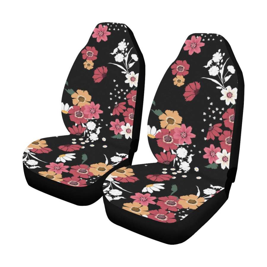 Common Daisy Car Seat Covers (Set of 2 ) Universal Fit Most Cars Trucks and SUVs
