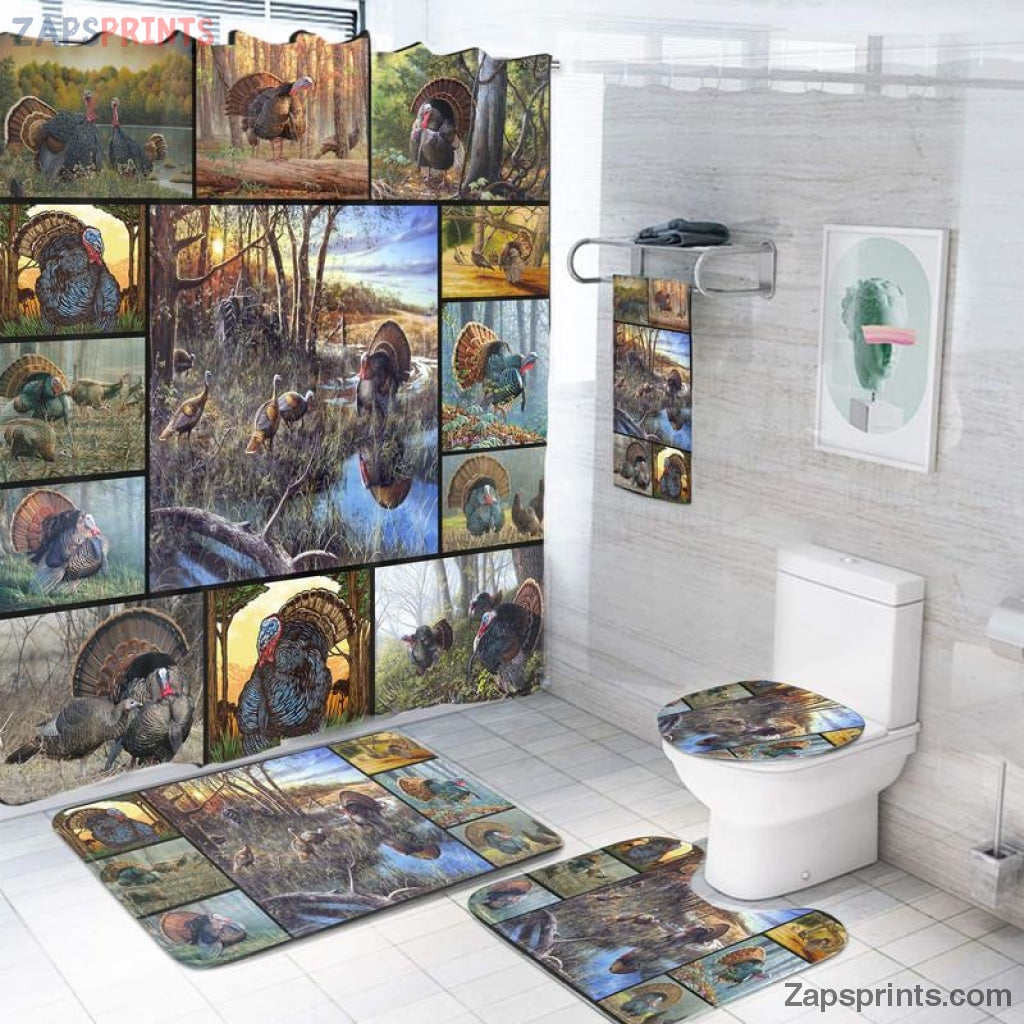 Turkey Animals 3D Bathroom Set 237368