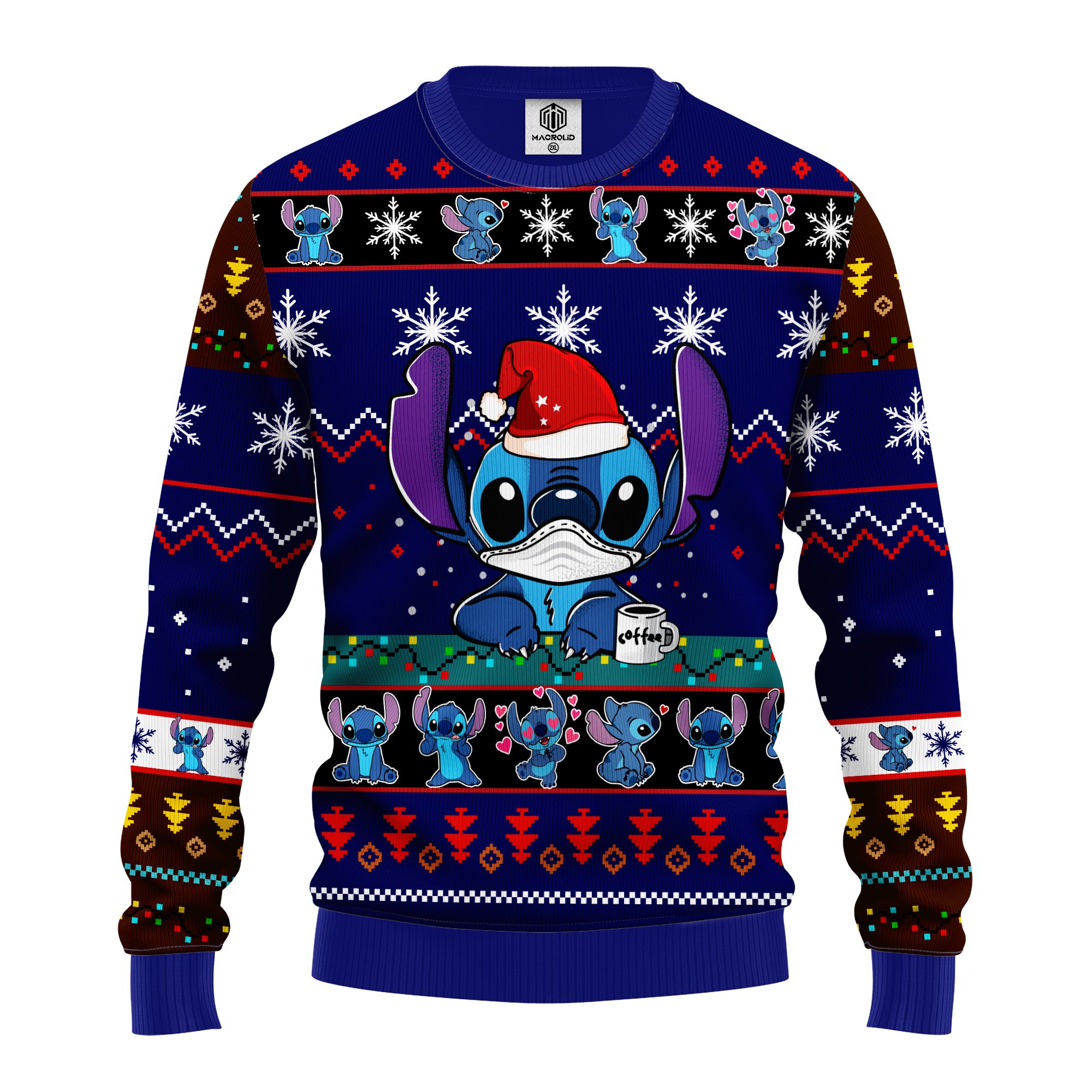 stitch ugly christmas sweater blue 1 – Amazing Gift idea – thanksgiving gift