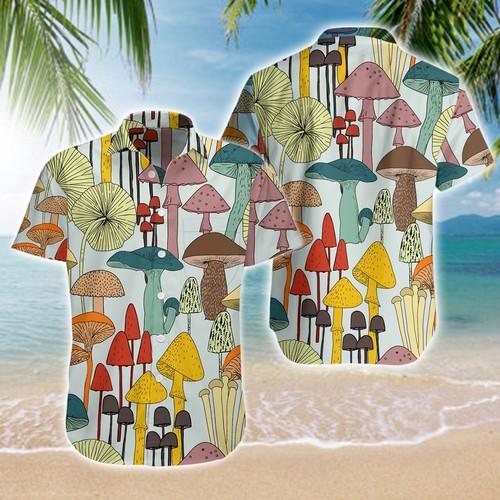 Mushroom Tropical Hawaii Shirt For Men Women Ha79326