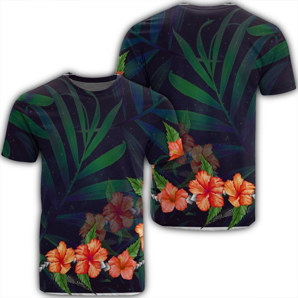 Hawaii Hibiscus Palm Tree Background Polynesian Ah Jr Ha68816