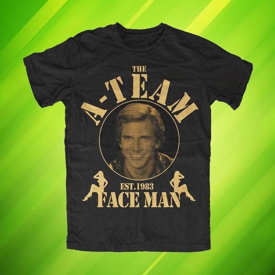 The A-Team Face On Premium T-Shirt Fun Tv SéRie Film Mr. T. Hannibal Murdock Face