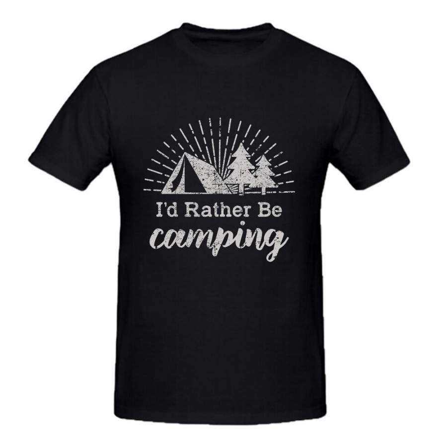 Id Rather Be Camping, Funny Camping Shirt, Womens Camping Shirt, Summer Vacay Shirt, Campfire Shirt, Happy Camper Shirt, Adventure Shirt