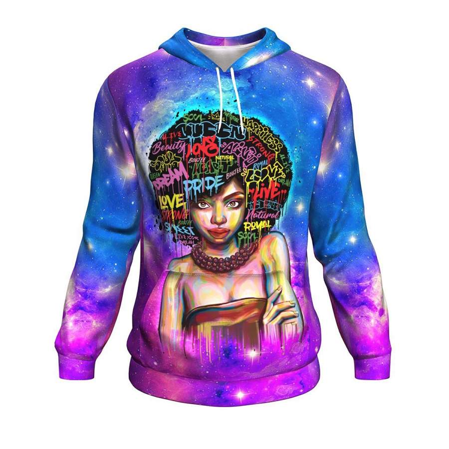 Black Girl Drawing All-Over Hoodie