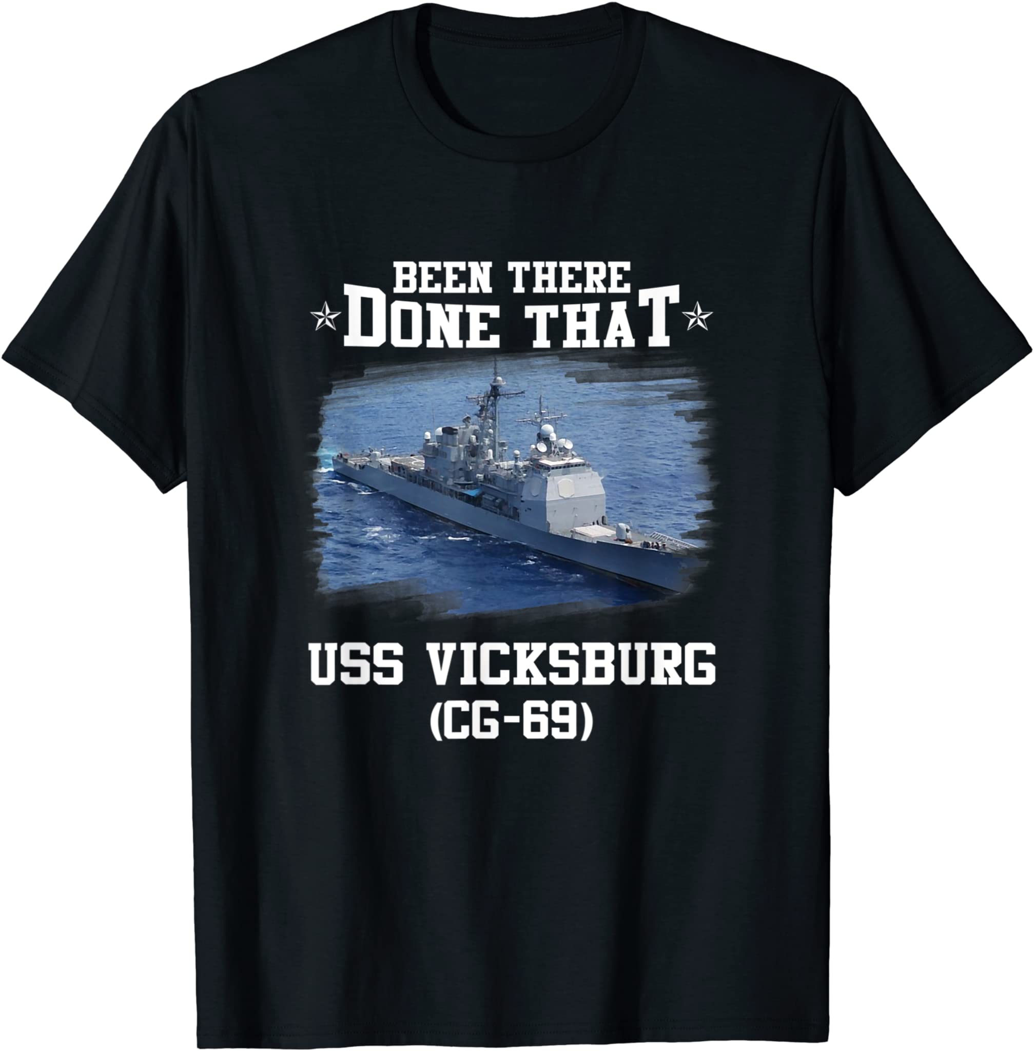 USS Vicksburg CG-69 Ticonderoga Class Cruiser Father Day T-Shirt