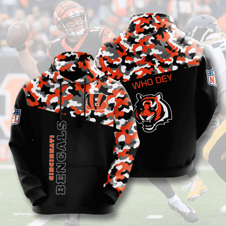 Cincinnati Bengals 03 74 Unisex 3D Hoodie Gift For Fans