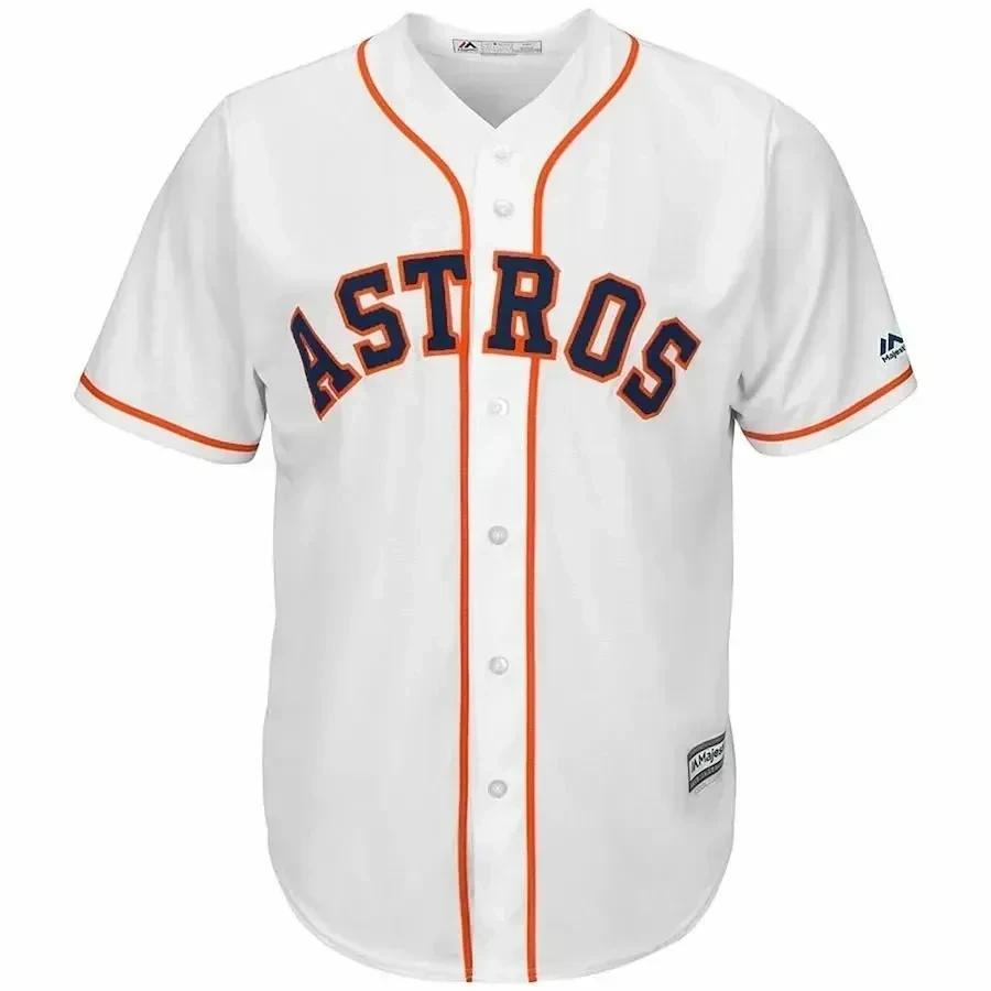 Alex Bregman Houston Astros Big And Tall Cool Base Player Jersey – White