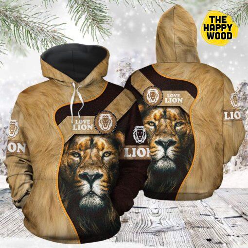 Awesome Lion Hoodie Sweatshirt