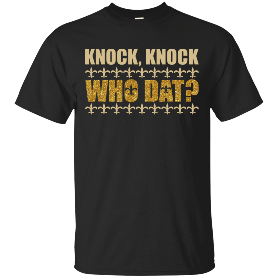 New Orleans Saints Knock Knock Who Dat Funny Football Shirt