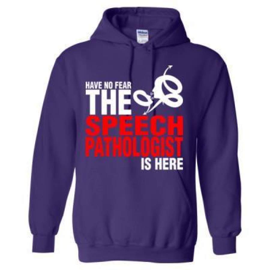 AGR Have No Fear The Speech Pathologist Is Here – Heavy Blend™ Hooded Sweatshirt