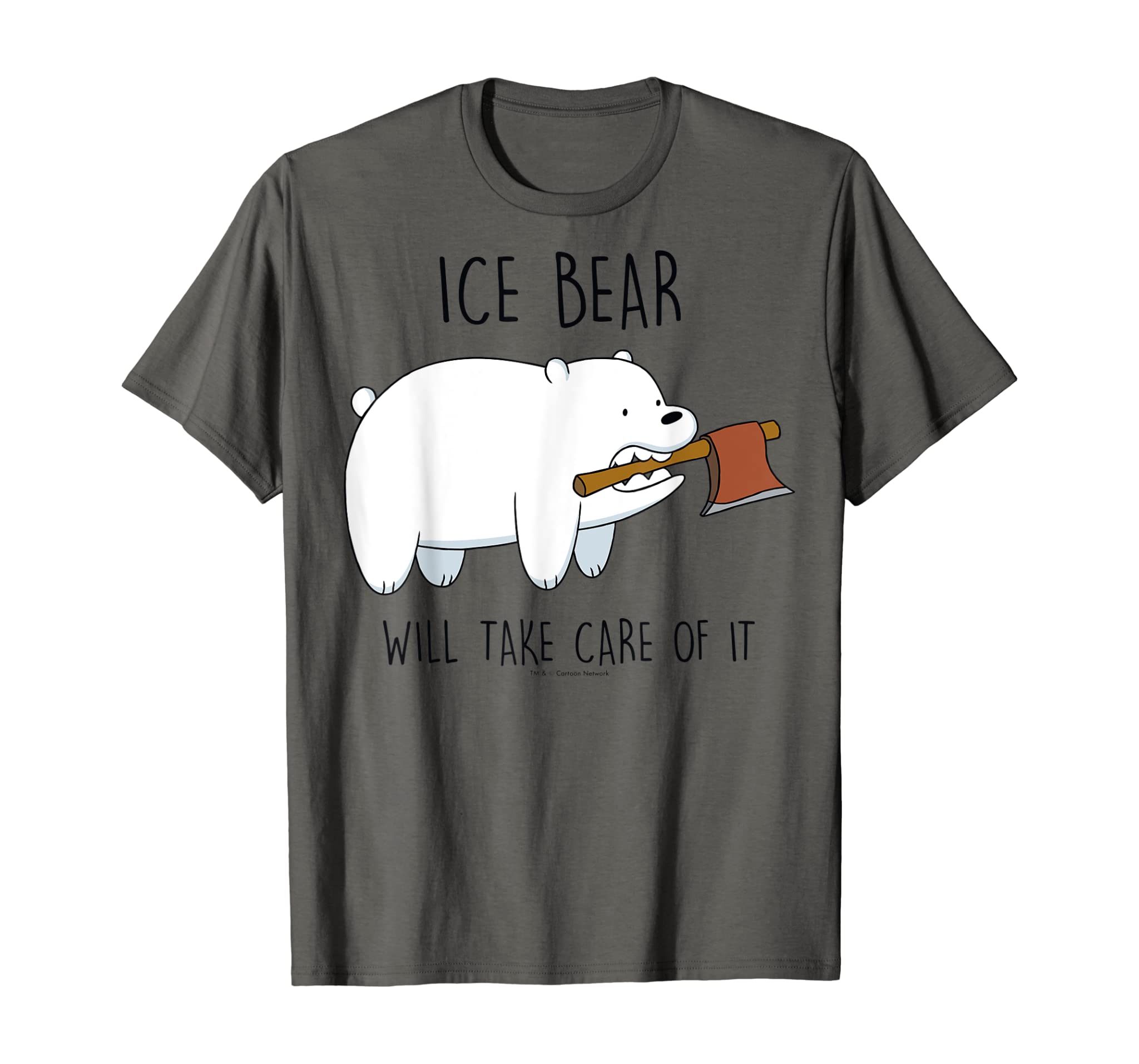 Cn We Bear Bear Ice Bear Will Take Care Of It Graphic Tee