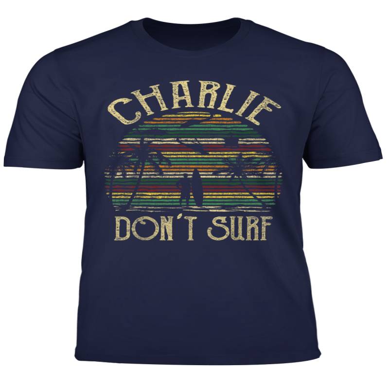 Vintage Charlie Don T Surf Tee Military Vietnam War Veteran T Shirt