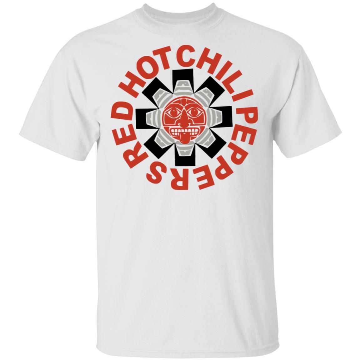 Red Hot Chili Peppers Aztec White T-Shirt