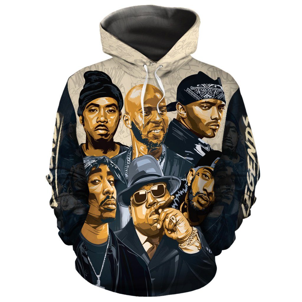 Hip Hop Legends All-Over Hoodie