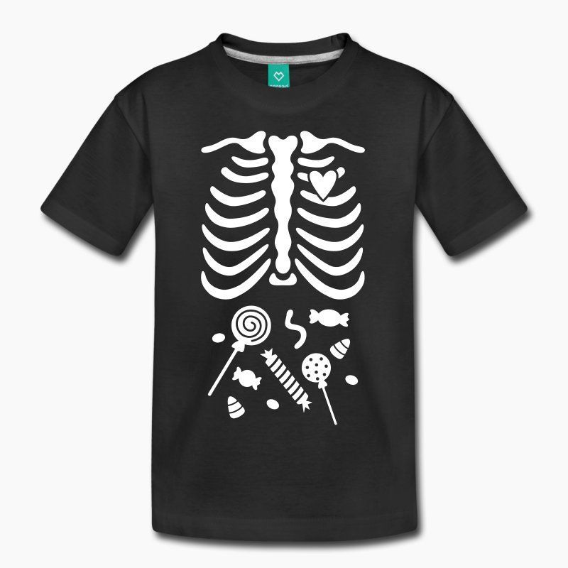 Ribcage With Candy Belly Shirts Premium Shirt