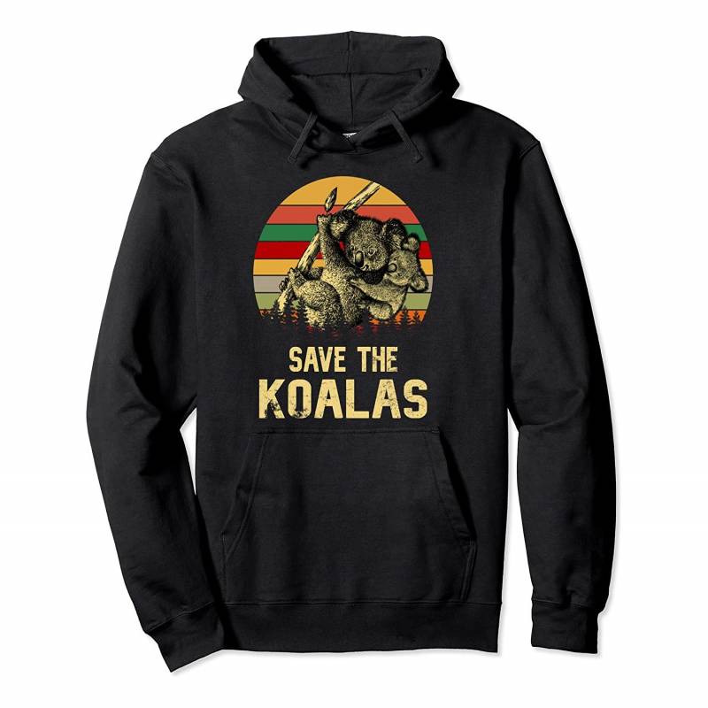 Save the Koala Vintage Retro Animal Lovers Gift Australian Pullover Hoodie, T Shirt, Sweatshirt