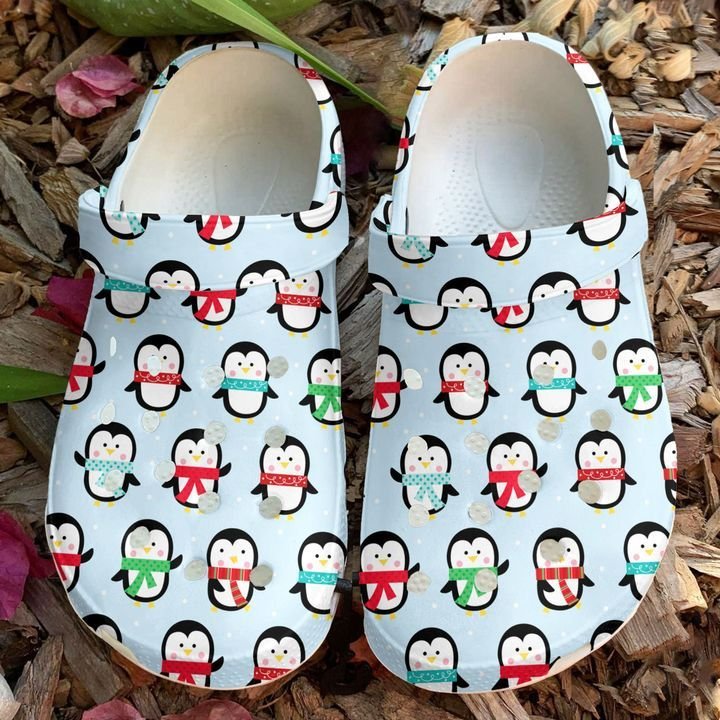 Penguin Cute Penguins Sku 1783 Crocs Crocband Clog Comfortable For Mens Womens Classic Clog Water Shoes