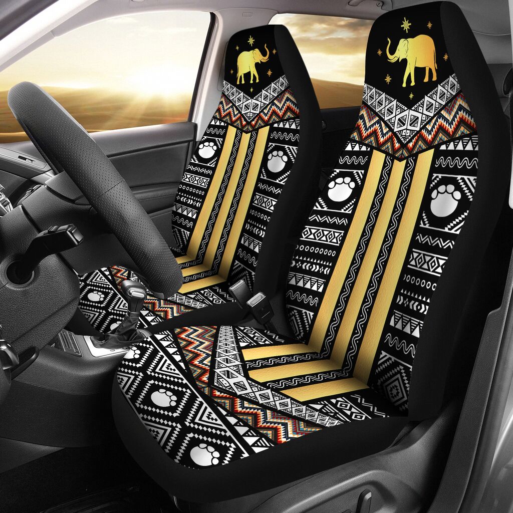 Elephant Unique Beauty Car Seat Covers, Seat Covers Full Set, Carseat Covers, Automotive Seat Covers.