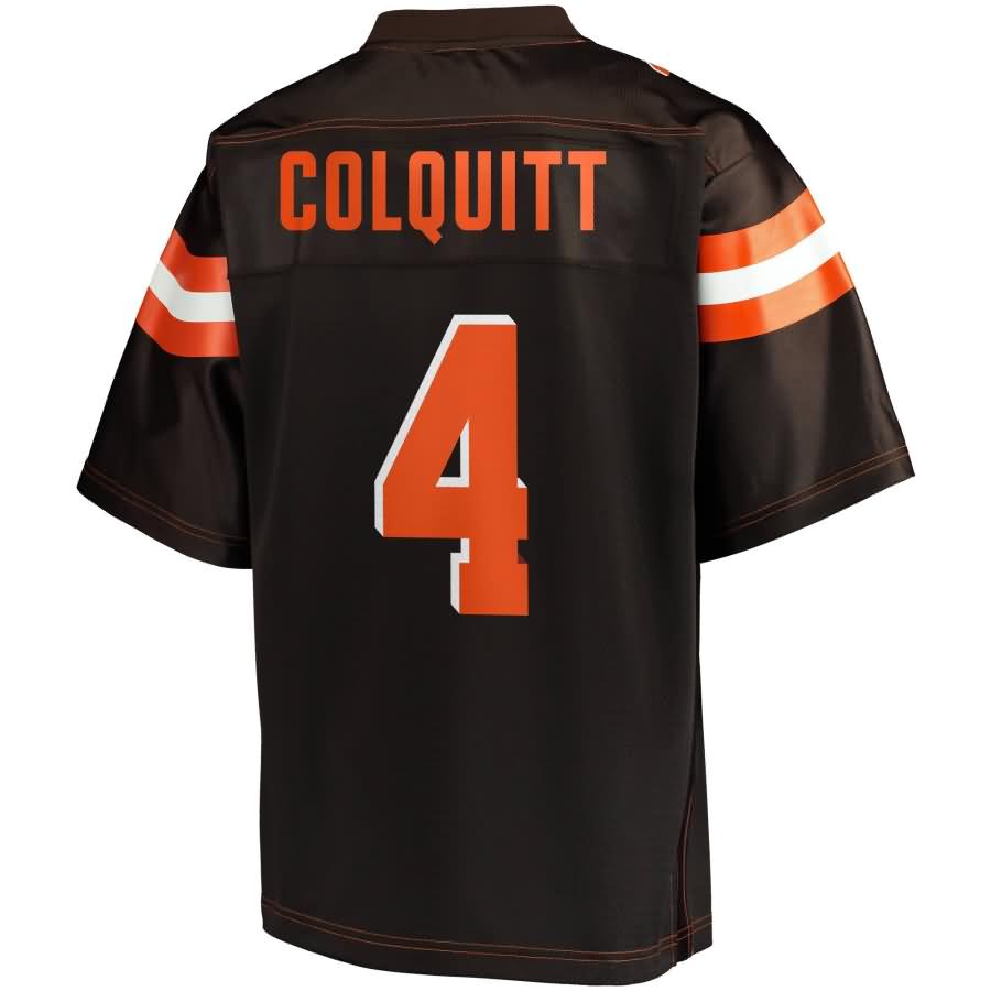 Britton Colquitt Cleveland Browns NFL Pro Line Player Jersey – Brown