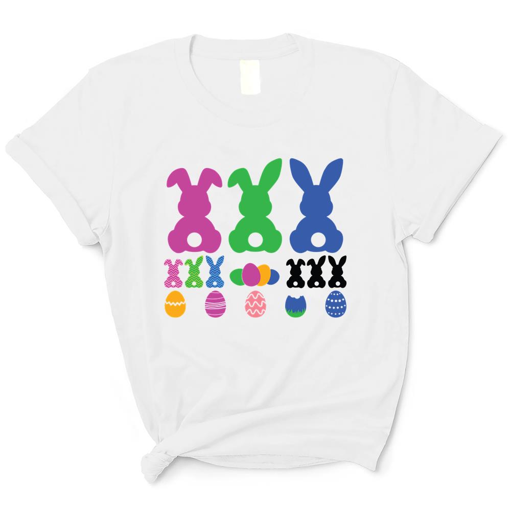 Easter Bunny Cute Bunny Hoppy Easter Bunnies Rabbit Family Easter T Shirts