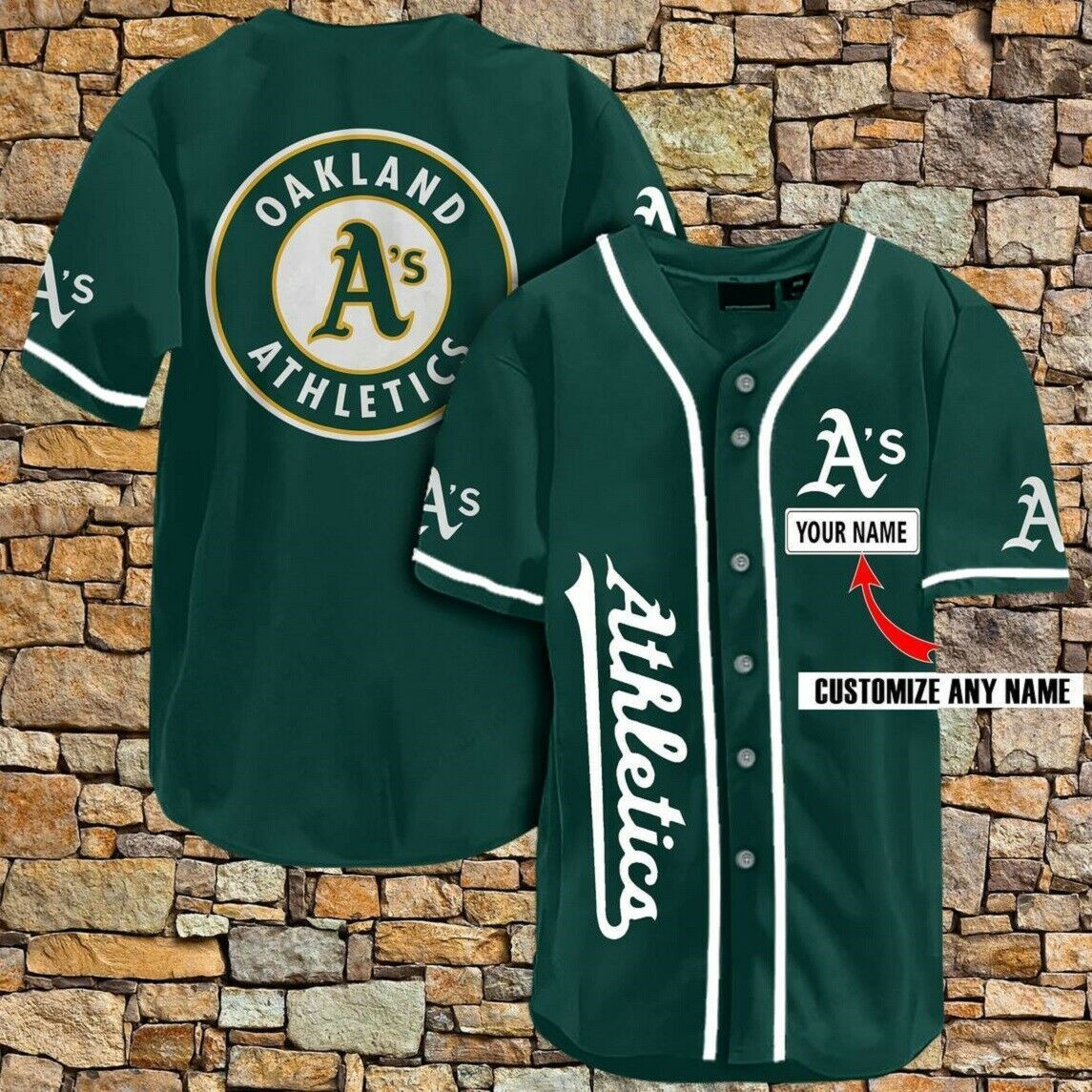 [Custom Name] Oakland Athletics All Over Print Baseball Jersey For Fans