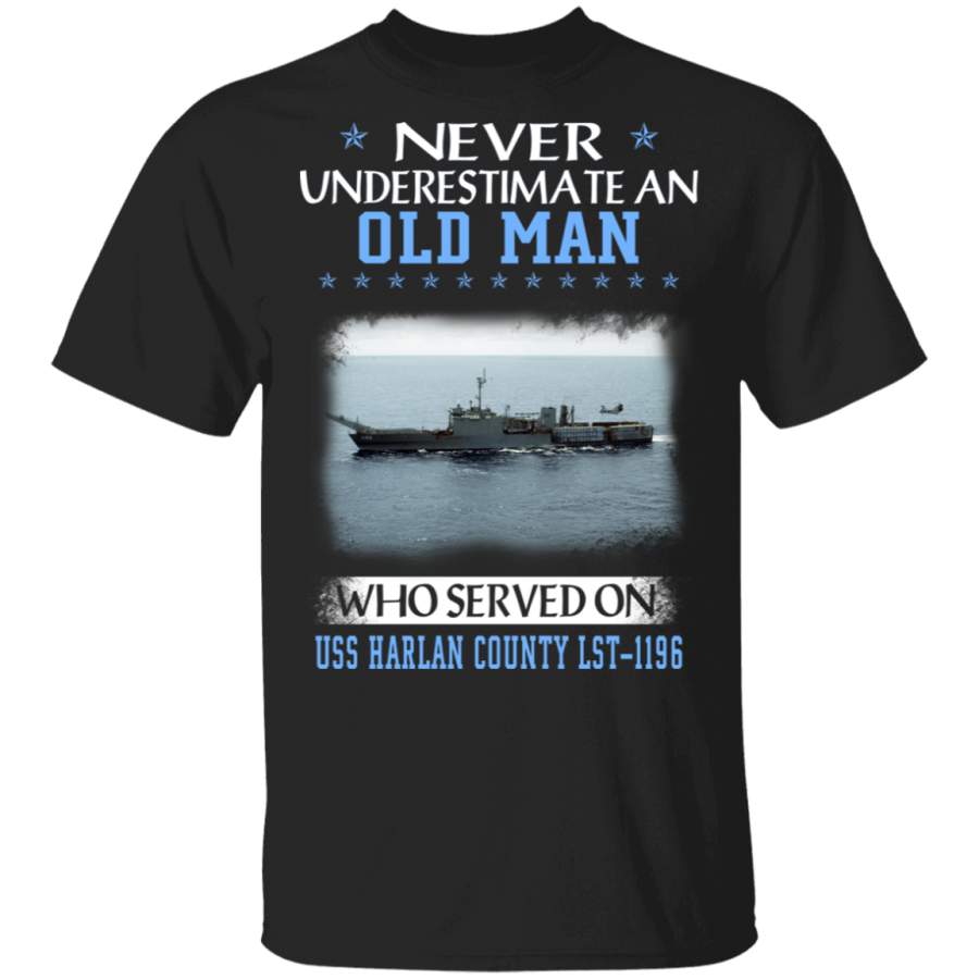 USS Harlan County LST-1196 Veterans Day Christmas Gift T-Shirt