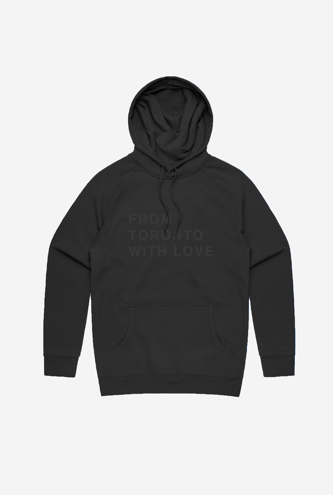 From Toronto With Love Hoodie – Tonal Black