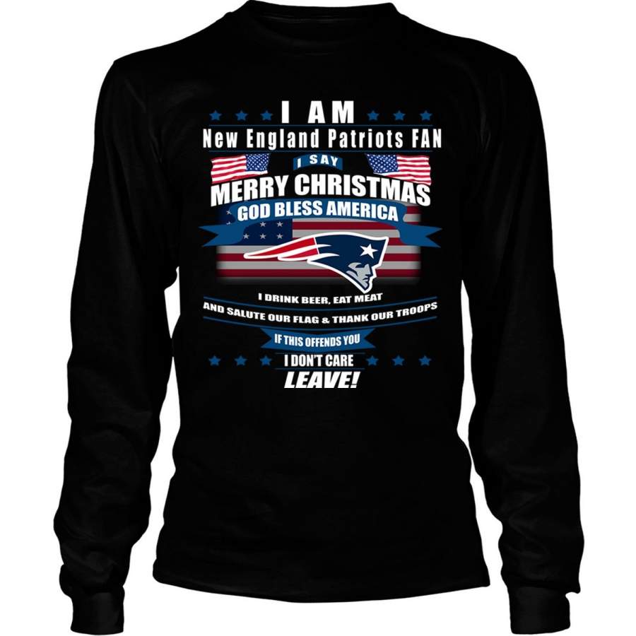 God Bless America T Shirt, New England Patriots T Shirt – Long Sleeve Tees