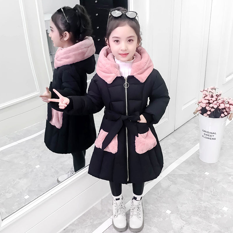 2022 Winter Clothing Student Fashion Girls Cotton Jacket for Kids Clothes Princess Outerwear 12 Years Cute Casual Korean Coats alx