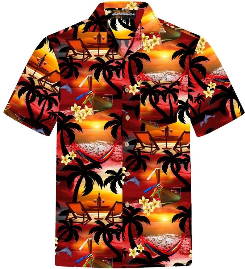 Paradise Evening Multicolor Amazing Design Hawaii Shirt Ha94068