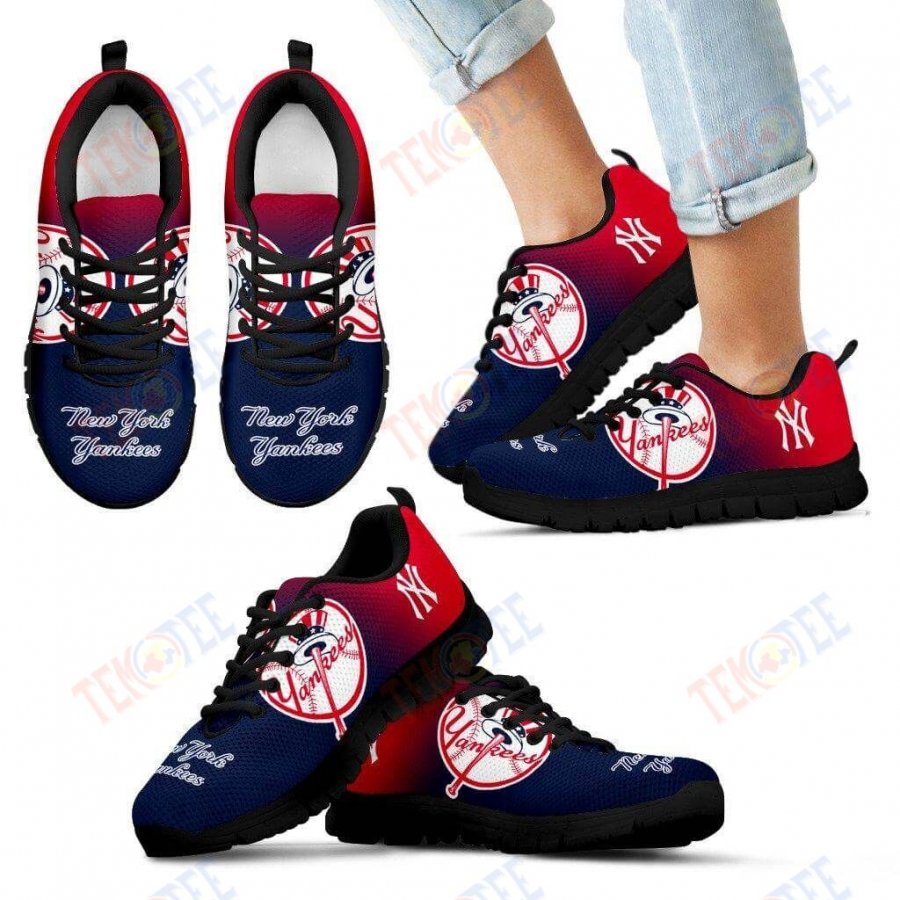 Mens Womens York Yankees Sneakers Special Unofficial Running Shoes For Men Women TDT426