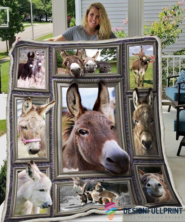 Donkey Donkeys Lovers Blanket Blanket Hg Corethermax