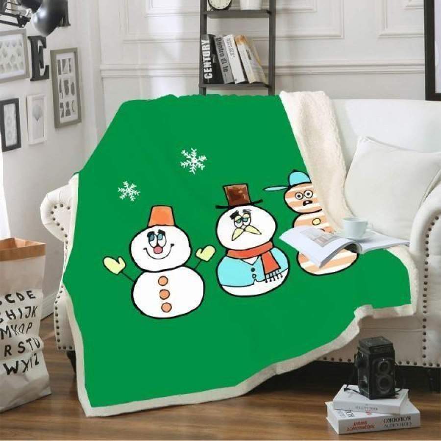 X-Mas Snowman Emotions Blanket Christmas Decoration Ideas Christmas Gift Ideas