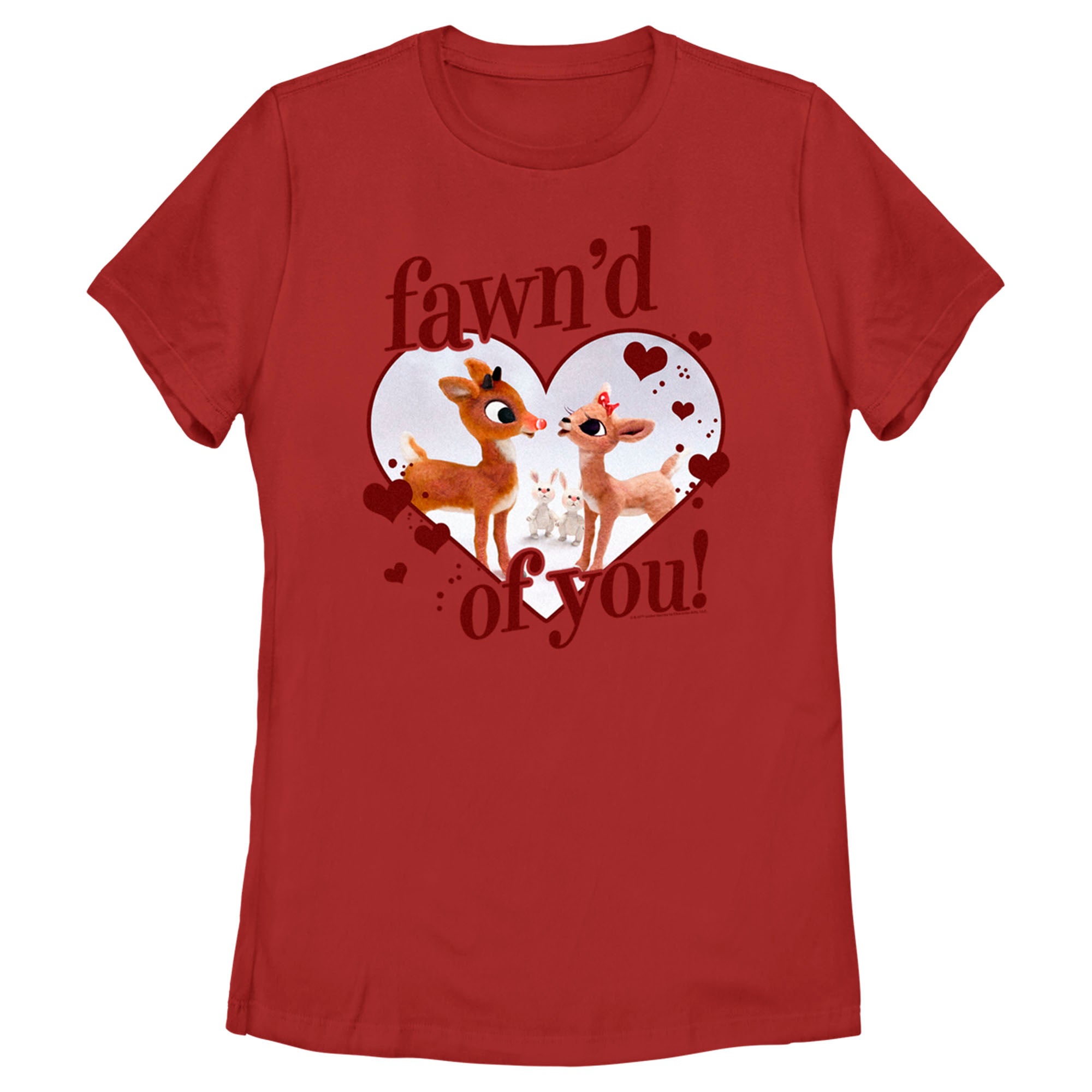 Rudolph The Red-Nosed Reindeer Women’S Fawn’D Of You  T-Shirt