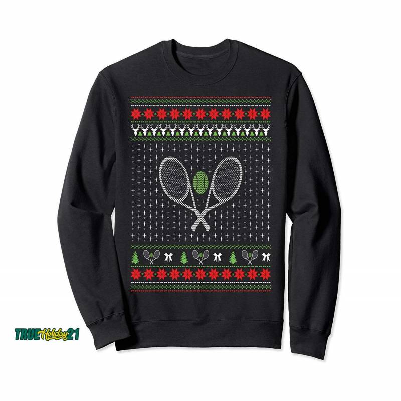 Women Tennis Ugly Christmas Sweatshirts Gifts