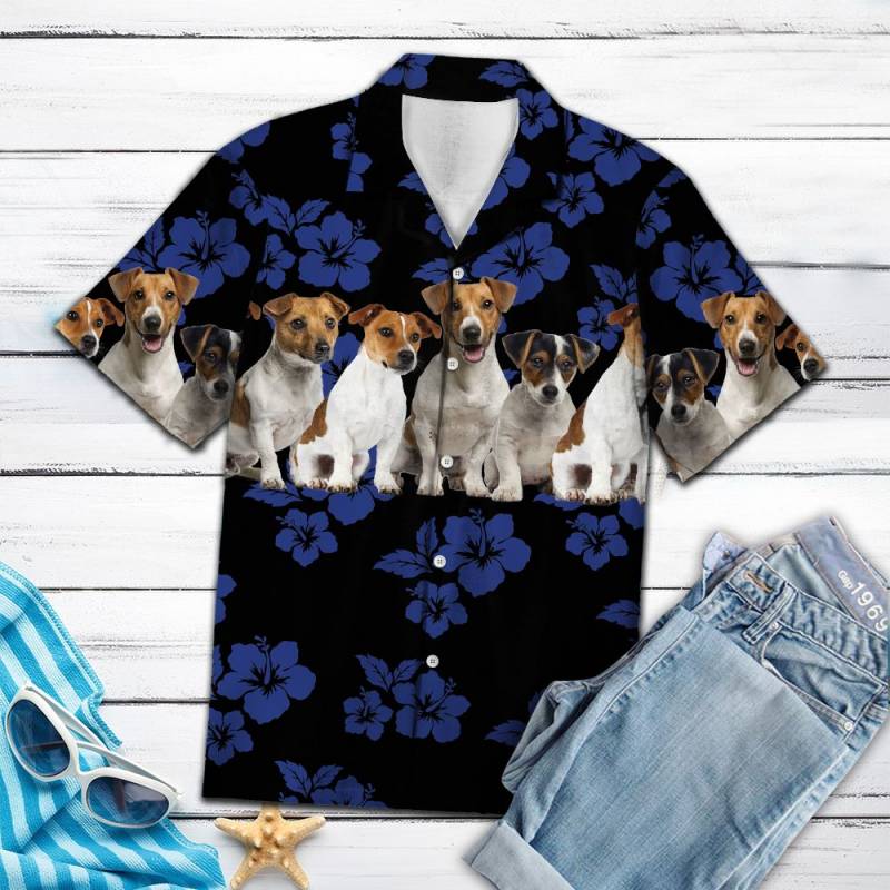 Awesome Jack Russell Terrier TG5717 – Hawaiian Shirt