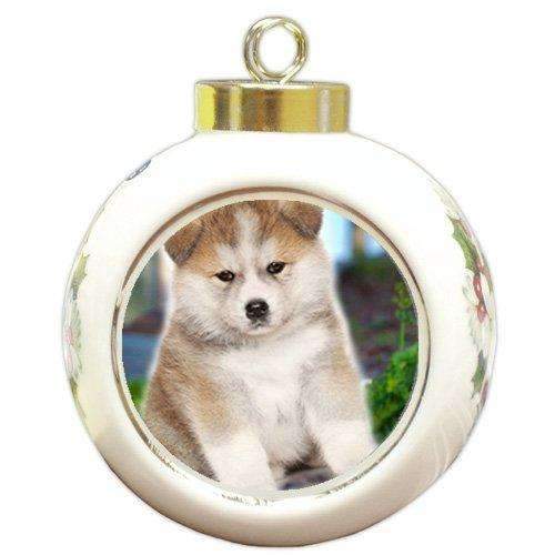 American Akita Inu Puppy Ornament