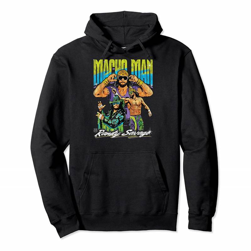 WWE The Many Faces Of Macho Man Randy Savage Pullover Hoodie, T-Shirt, Sweatshirt