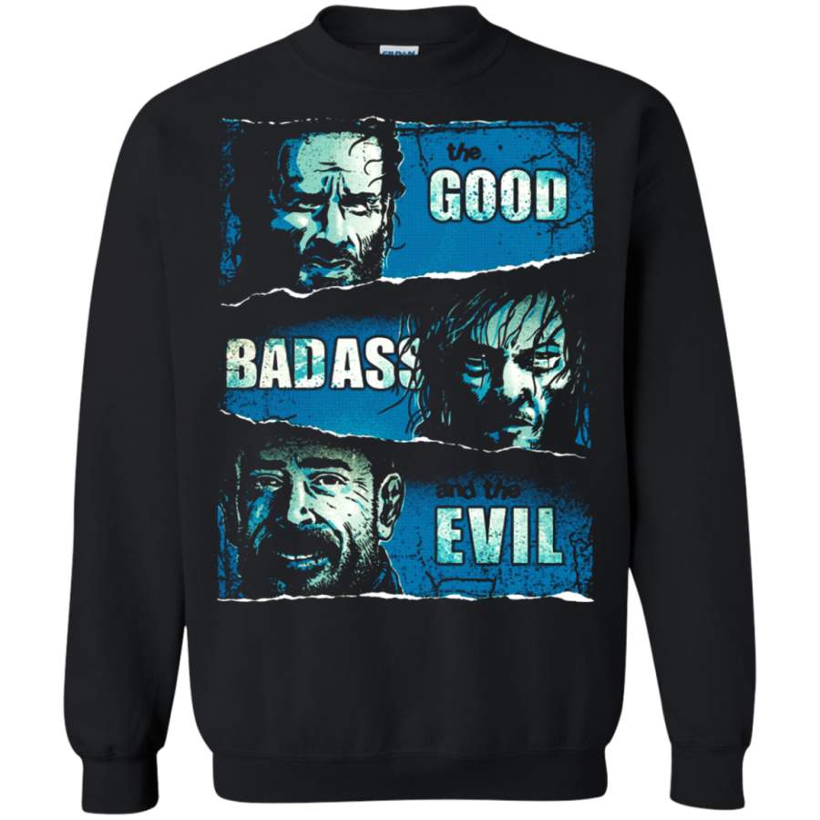 AGR The Good The Badass An The Evil The Walking Dead Sweatshirt