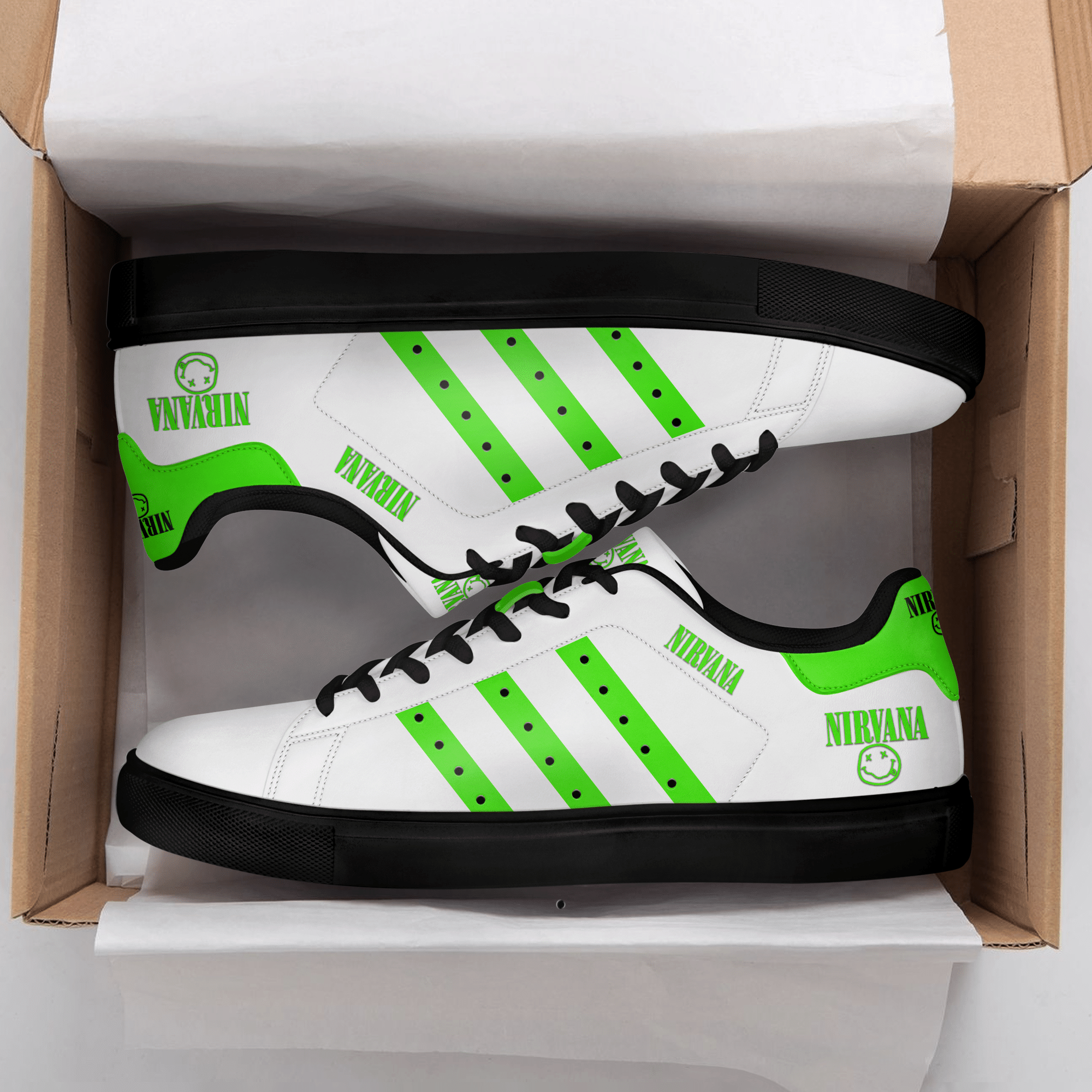 Nirvana Rock Band Low Top Shoes V16